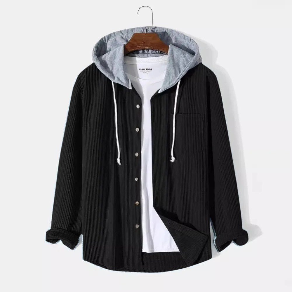 black-shirt jacket