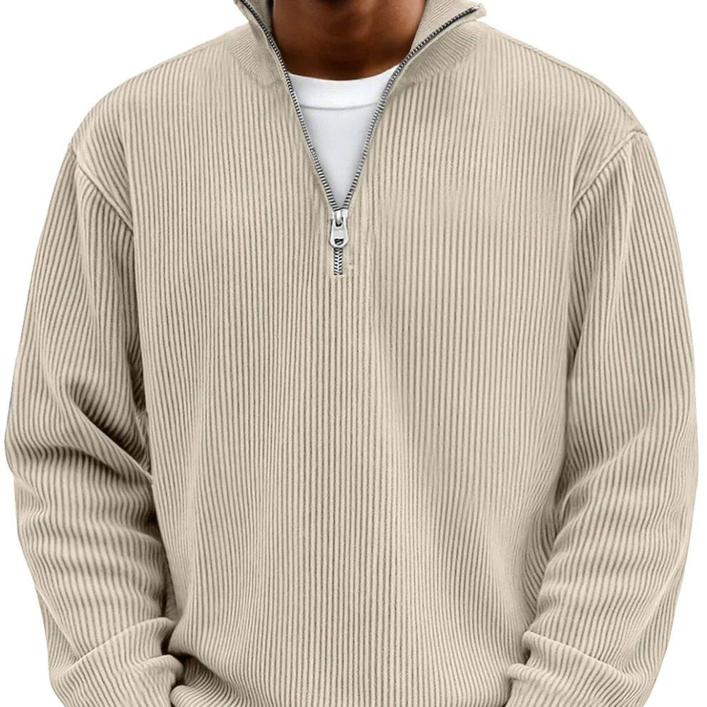 khaki-sweater