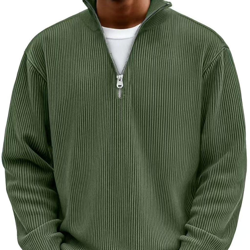 olive green-sweater