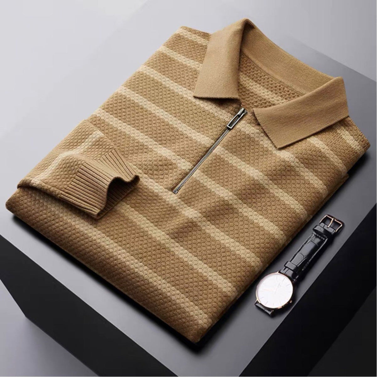 khaki-polo