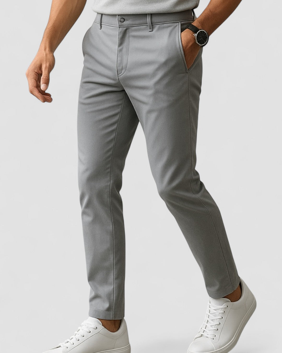 light gray-chino pants