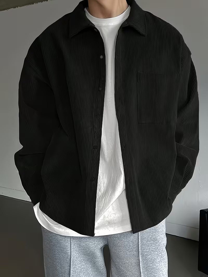 black-corduroy jacket