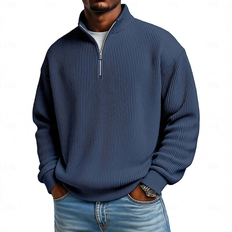 dark blue-sweater