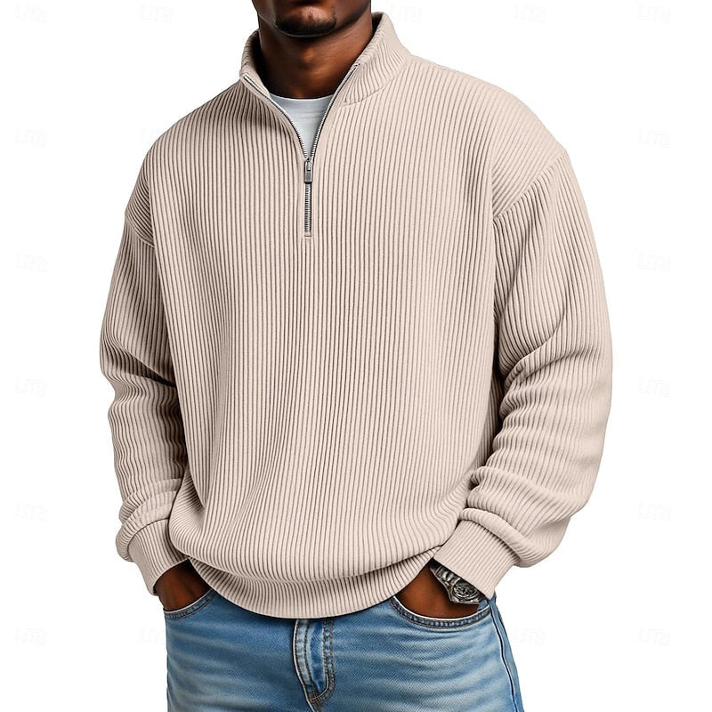 khaki-sweater