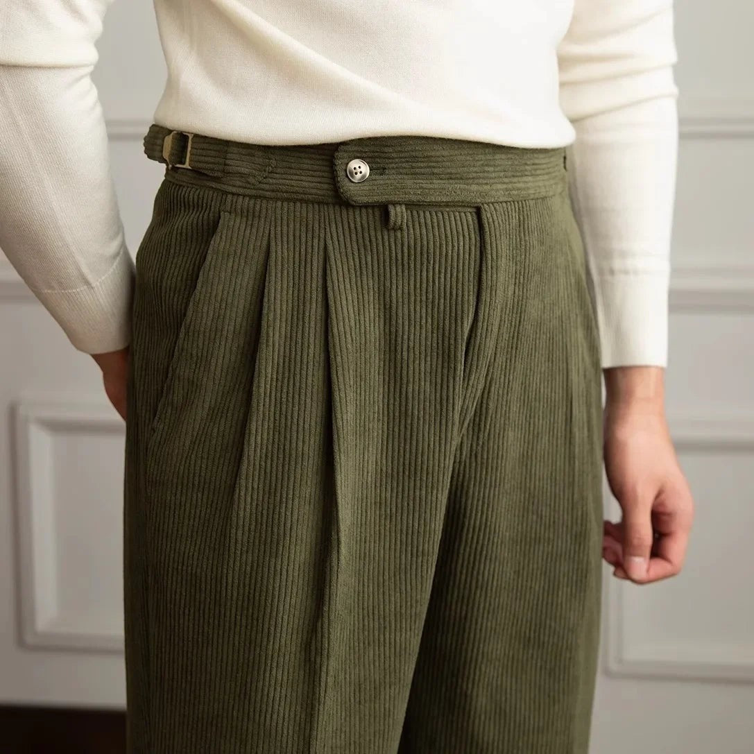 olive green-pants