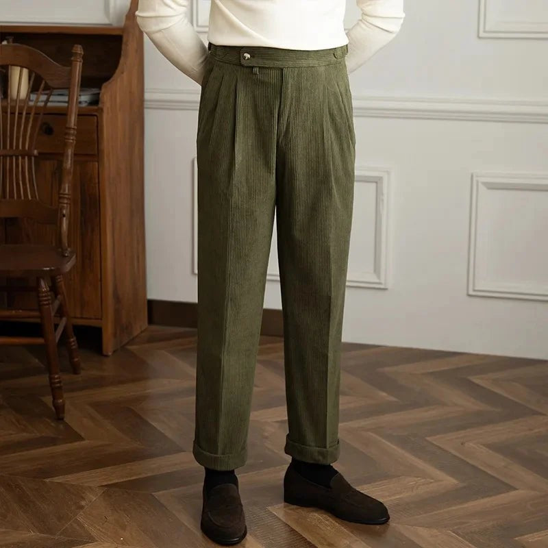 olive green-pants