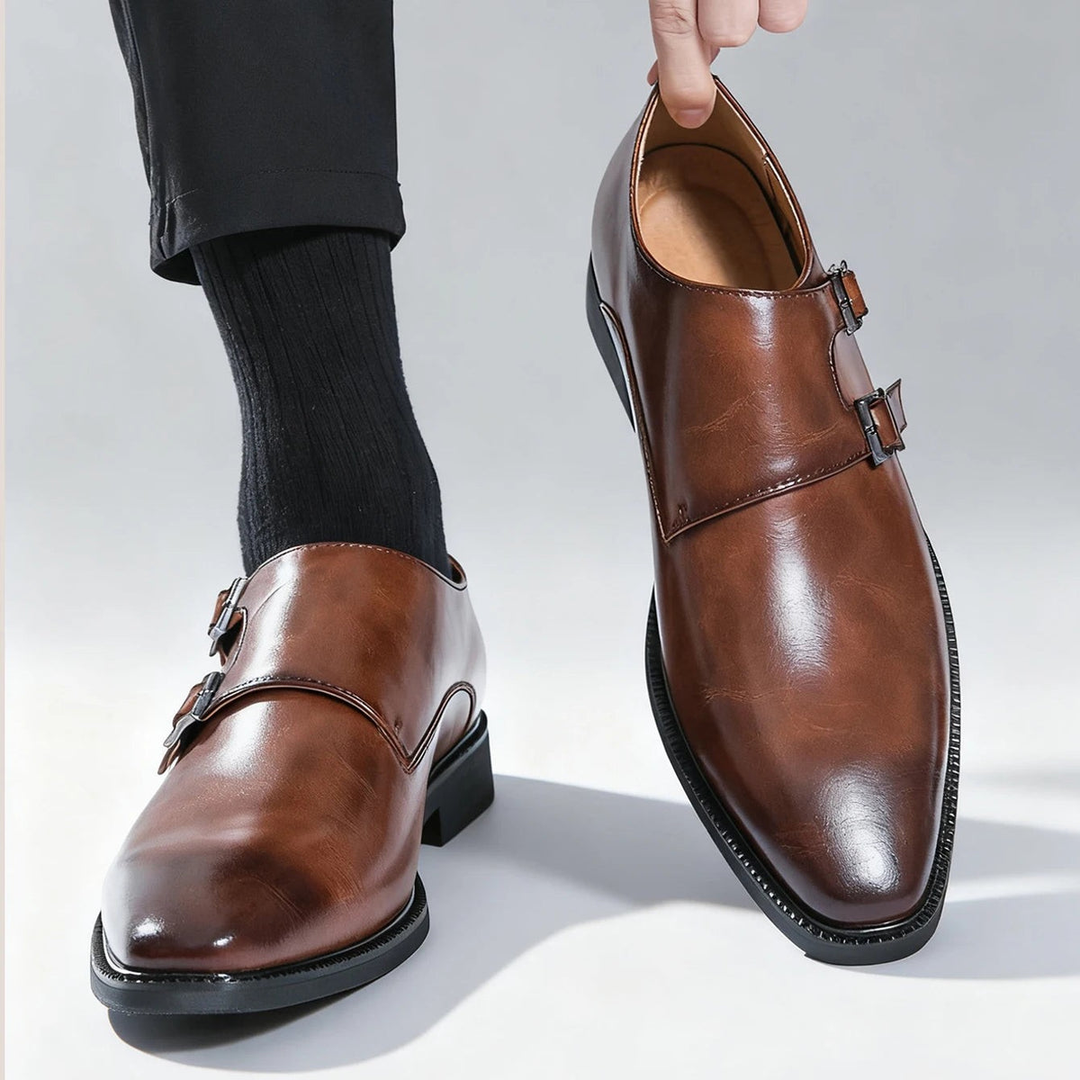 brown-dress shoes