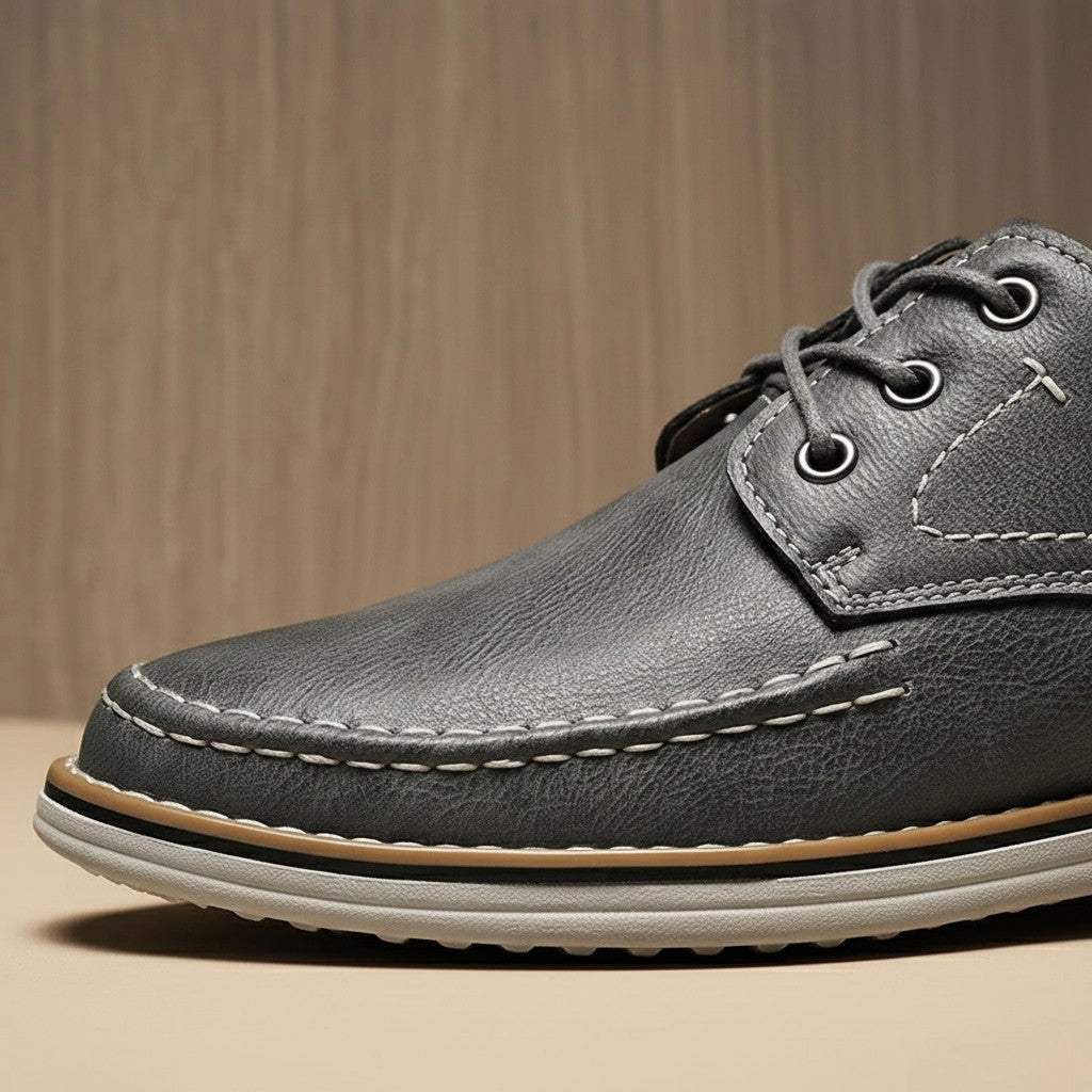 gray-dress shoes