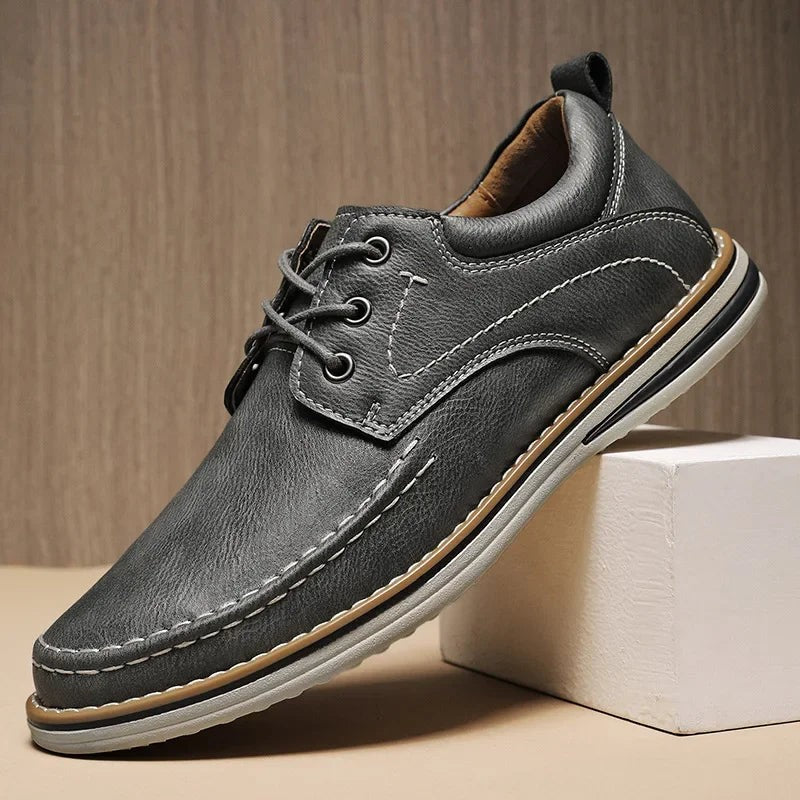 gray-dress shoes