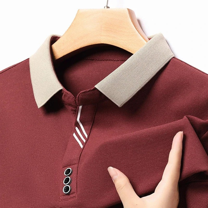 red-polo shirt