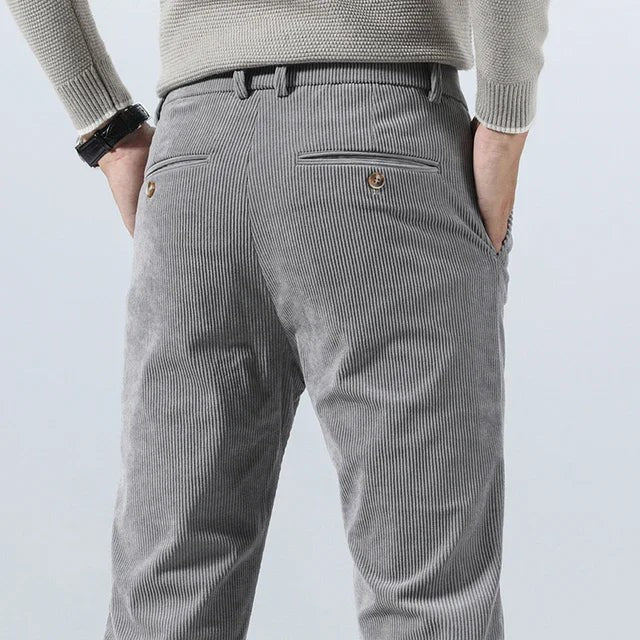 gray-corduroy pants