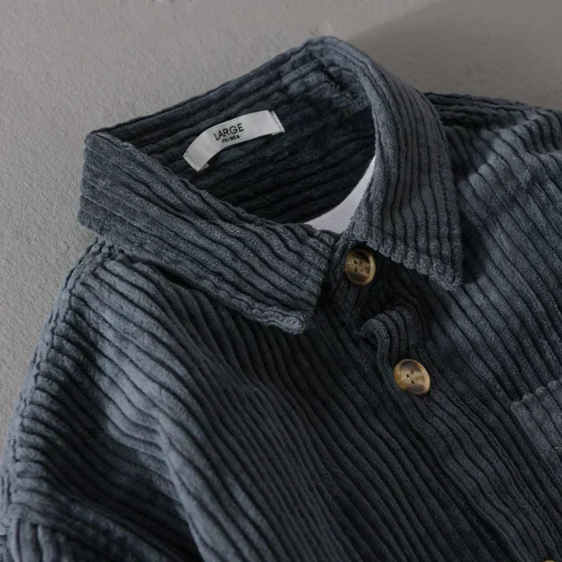 navy-shirt jacket