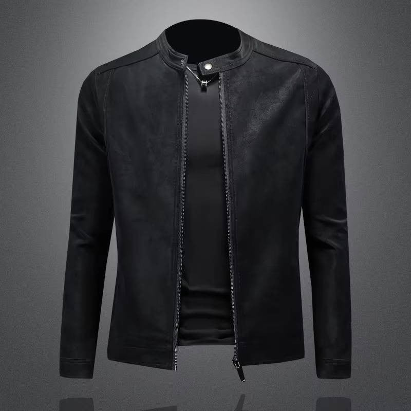 black-leather jacket