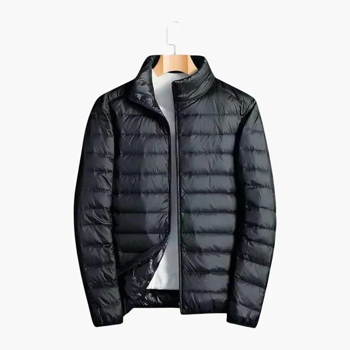 black-puffer jacket