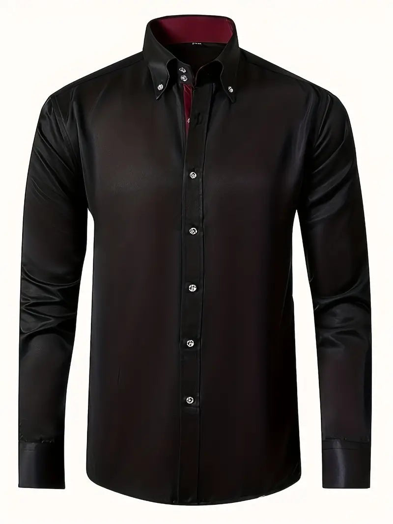 black-dress shirt