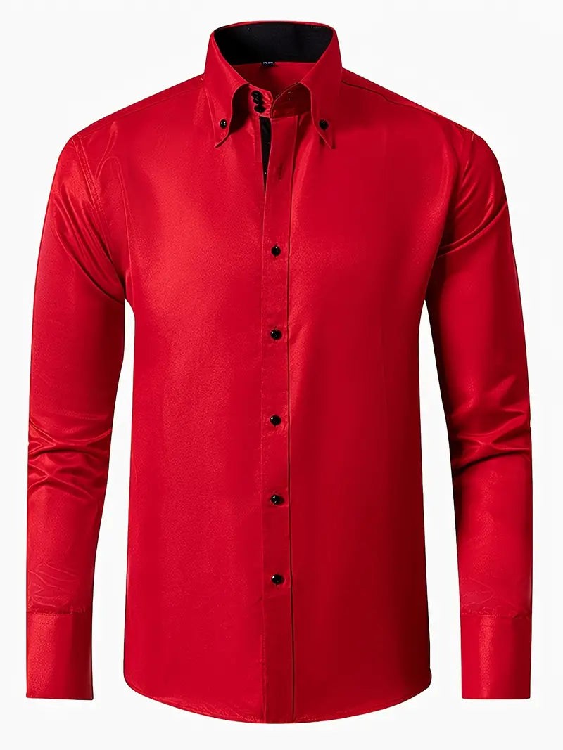 red-dress shirt