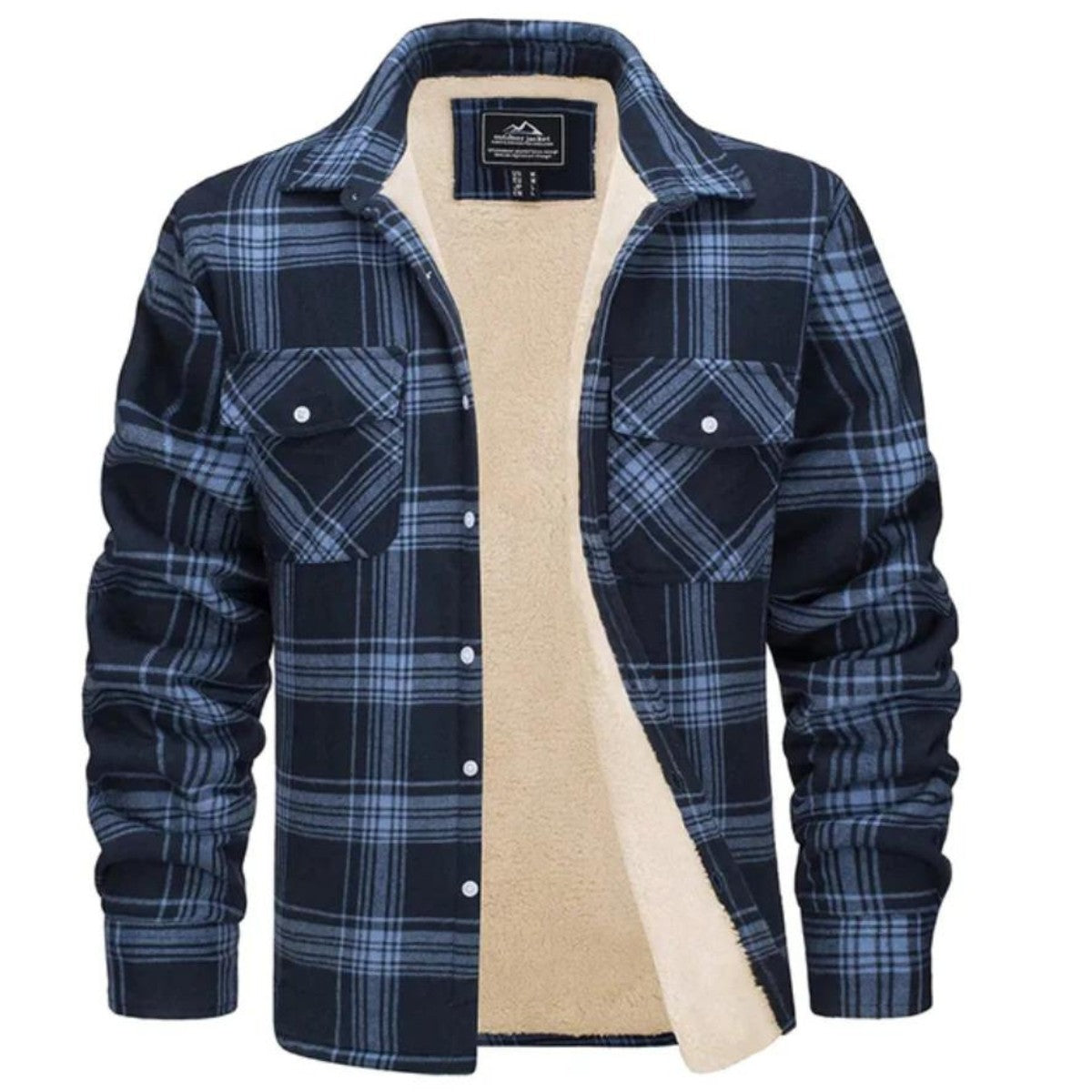 navy-shirt jacket