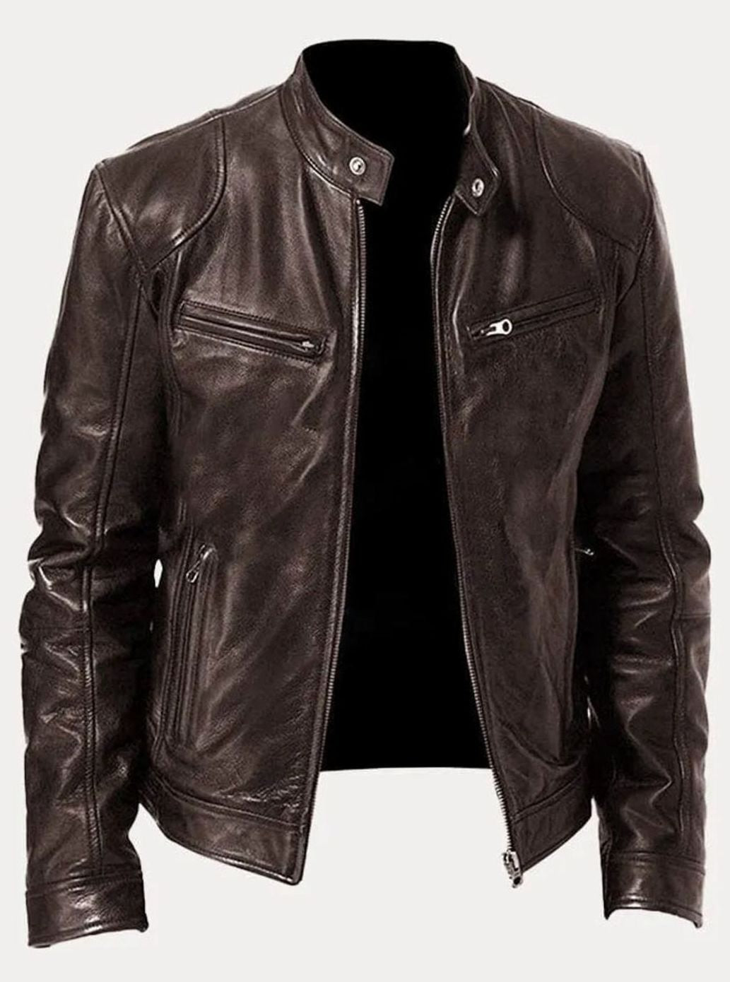 brown-leather jacket