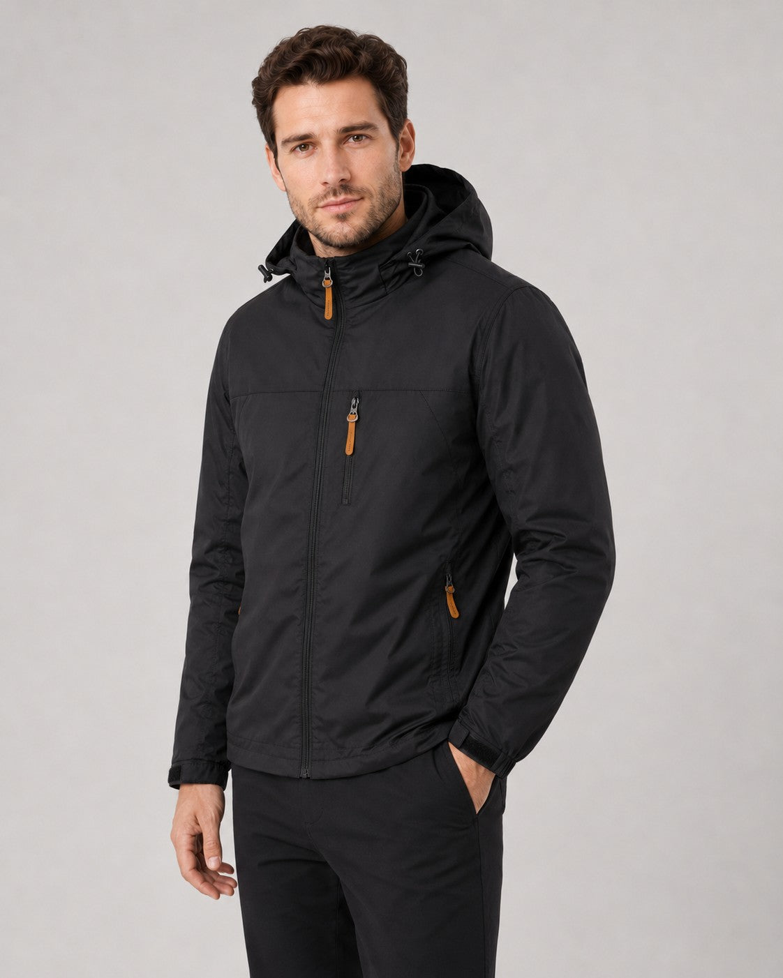 black-windbreaker