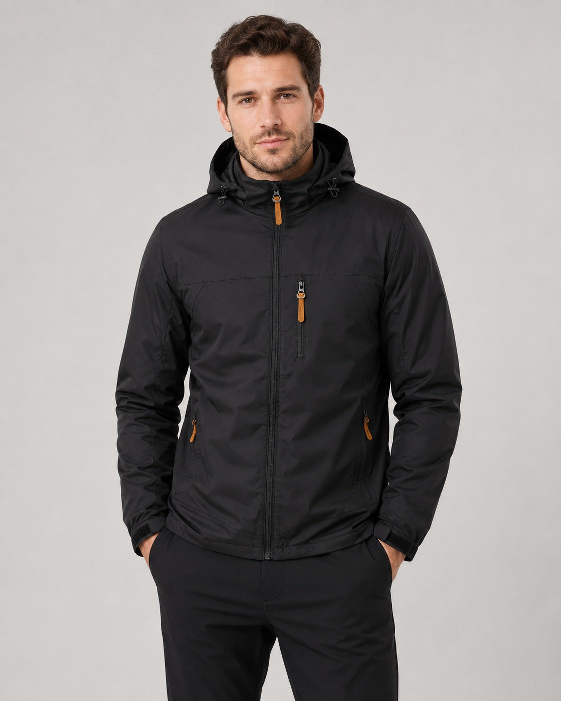 black-windbreaker