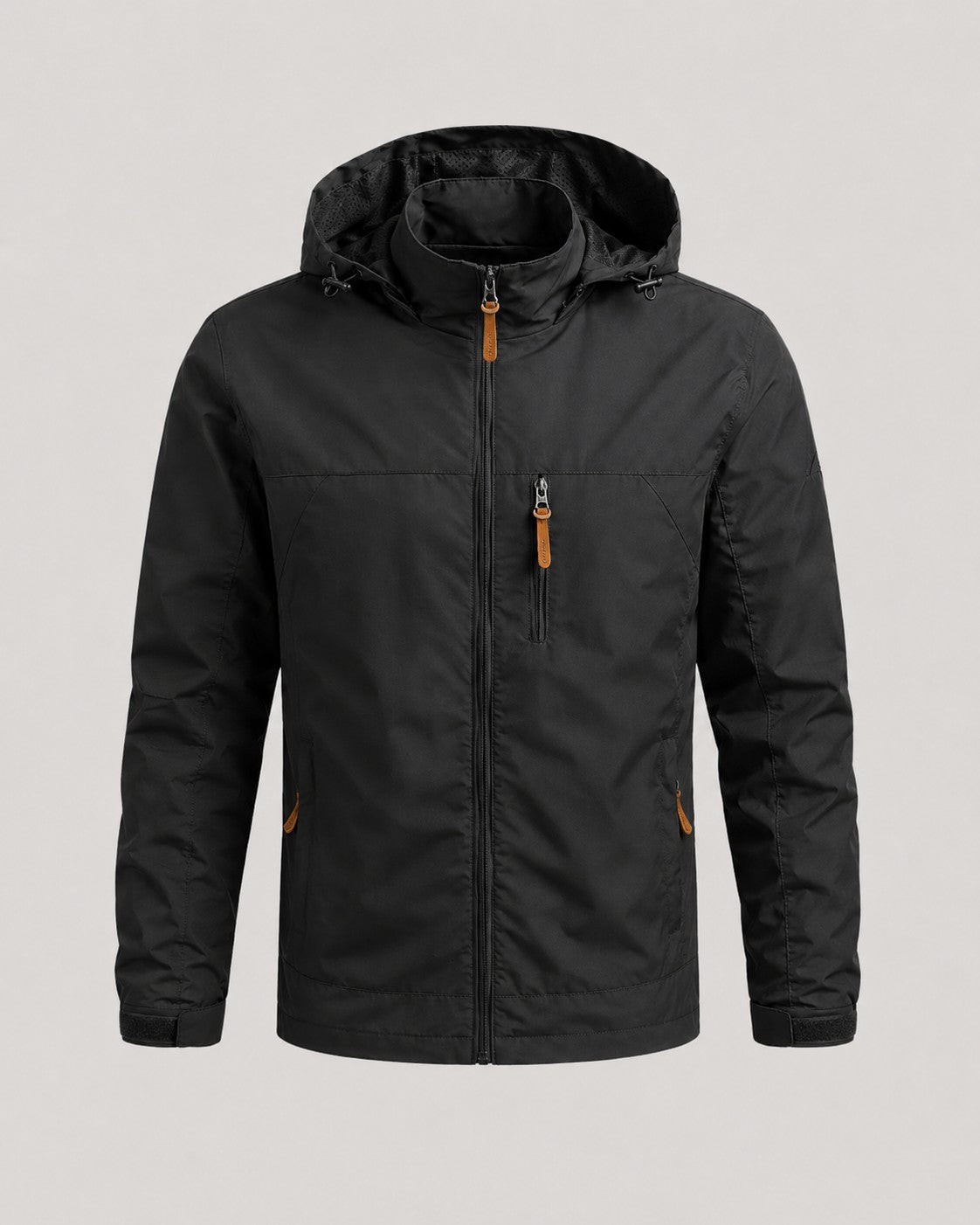 black-windbreaker