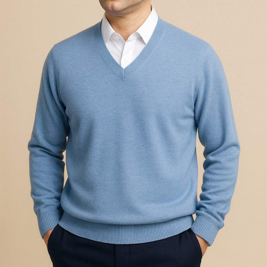 light blue-sweater
