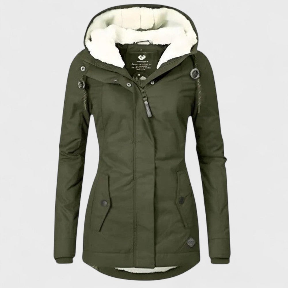 green-winter jacket