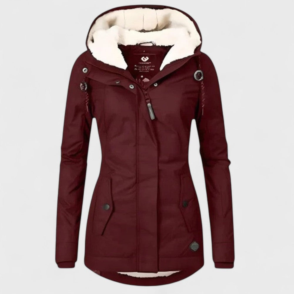 red-winter jacket