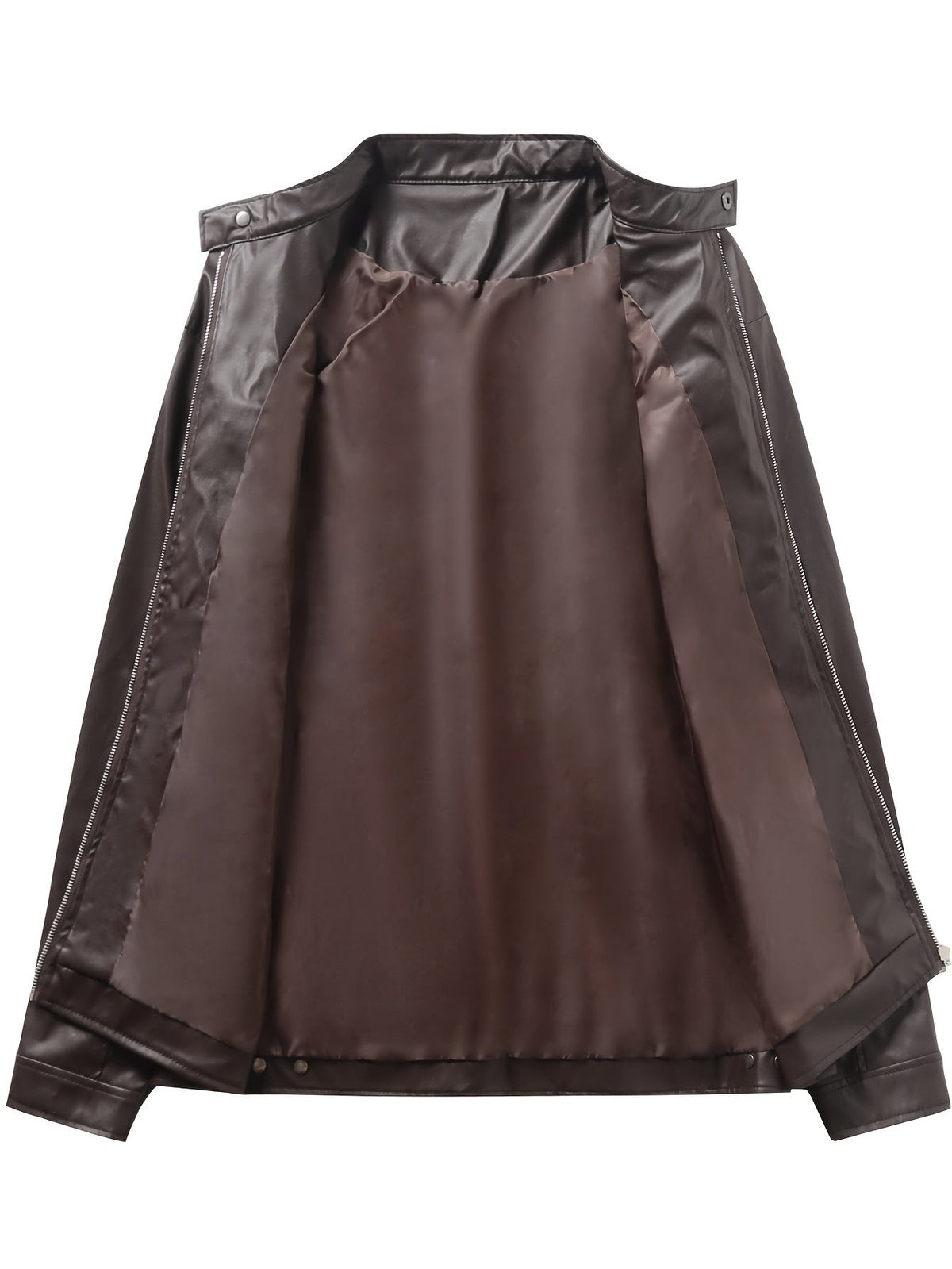 coffee brown-moto jacket