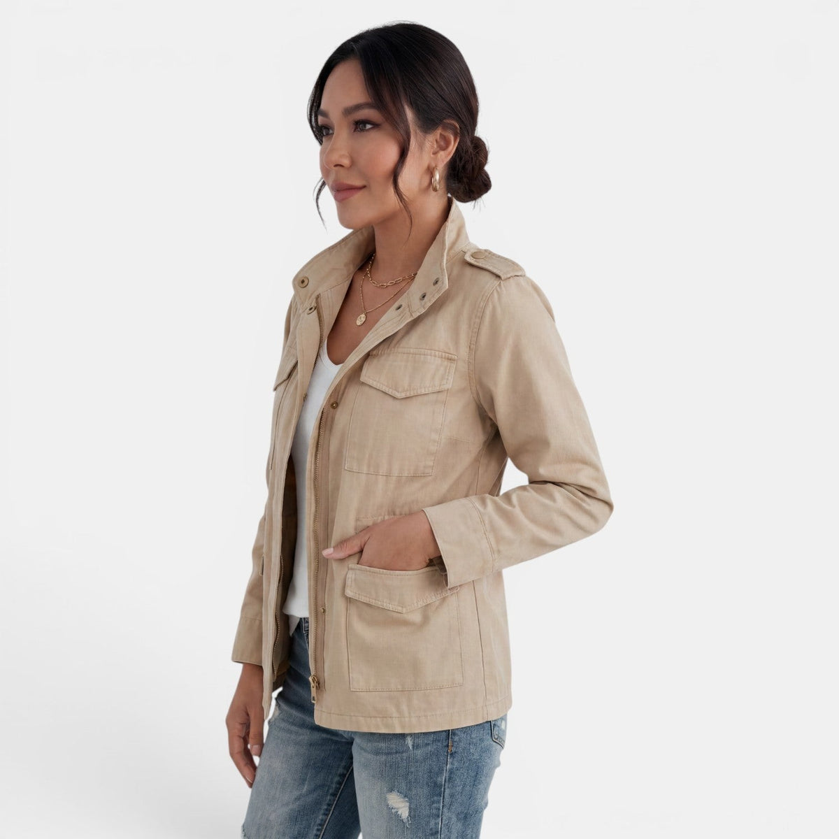 beige-utility jacket