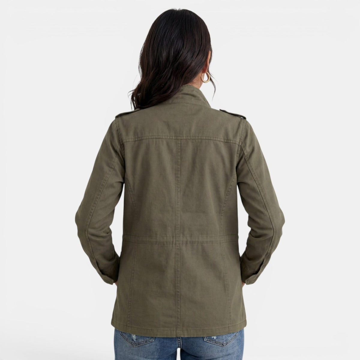 green-utility jacket