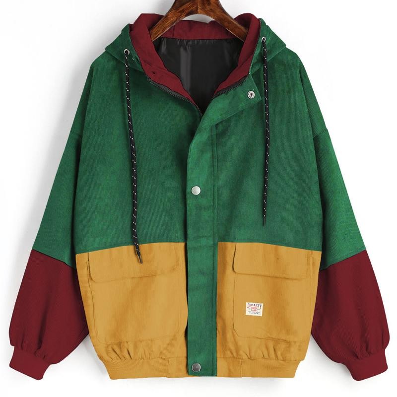 green-corduroy jacket