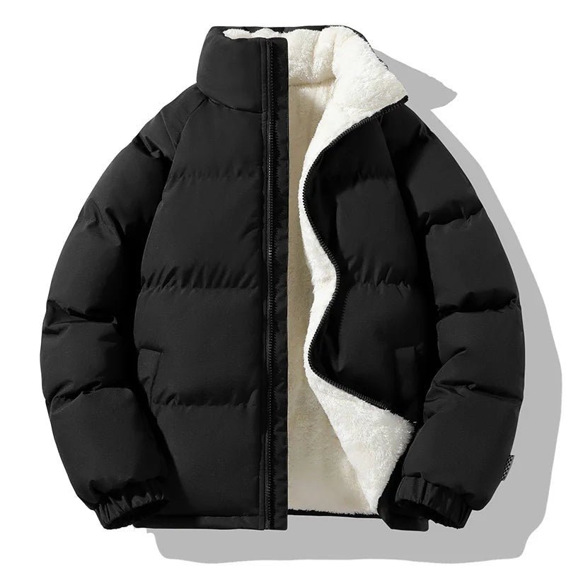 black-puffer jacket