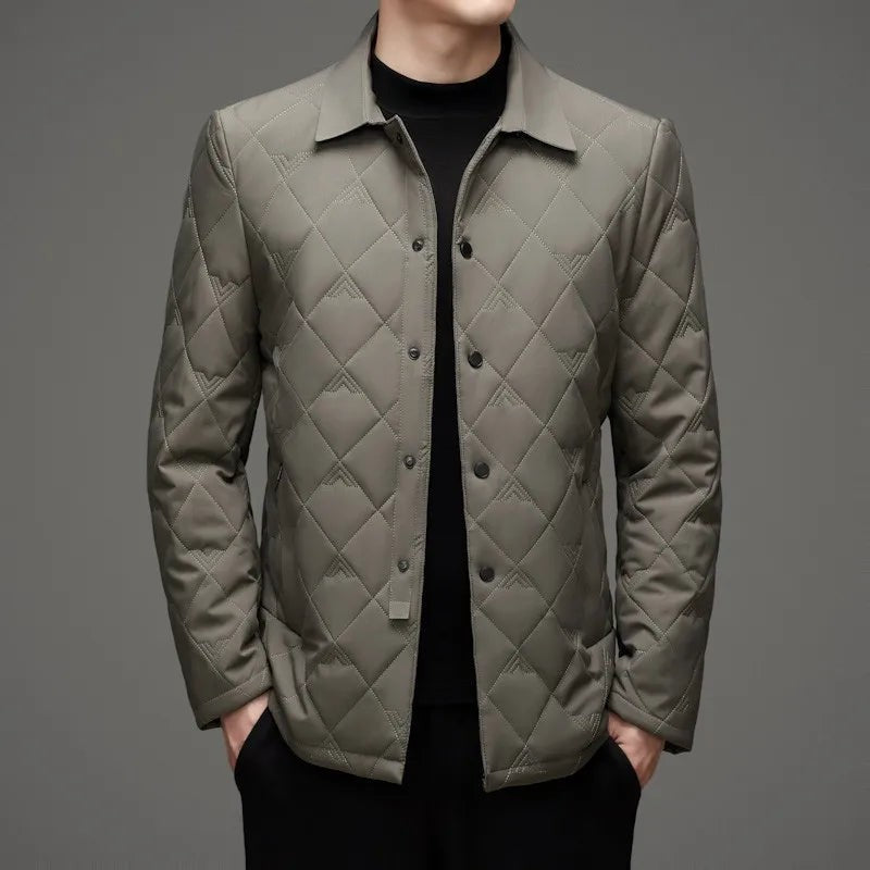 tan-quilted jacket