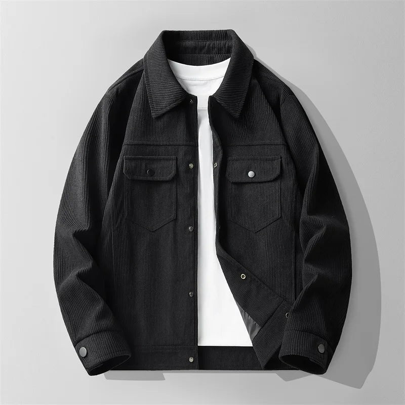 black-corduroy jacket