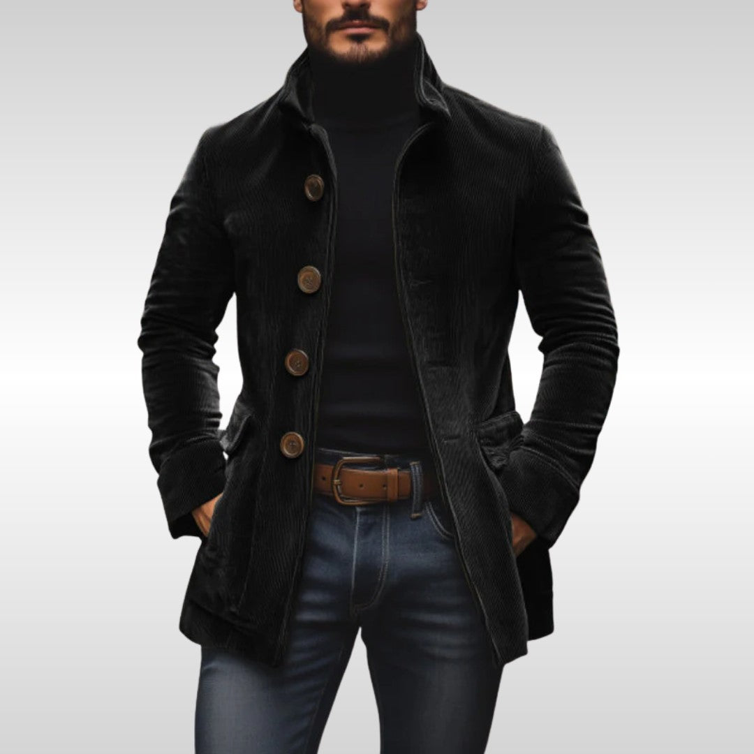 black-corduroy jacket