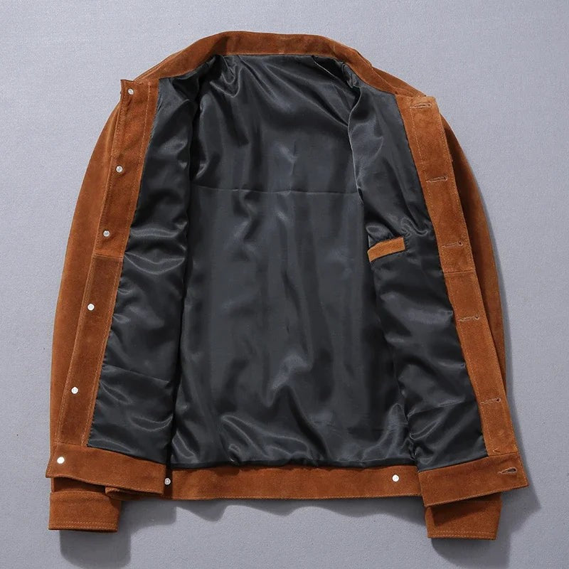 brown-trucker jacket
