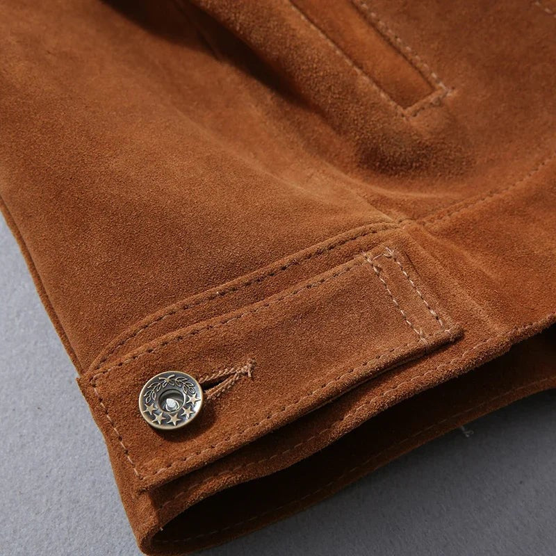 brown-trucker jacket