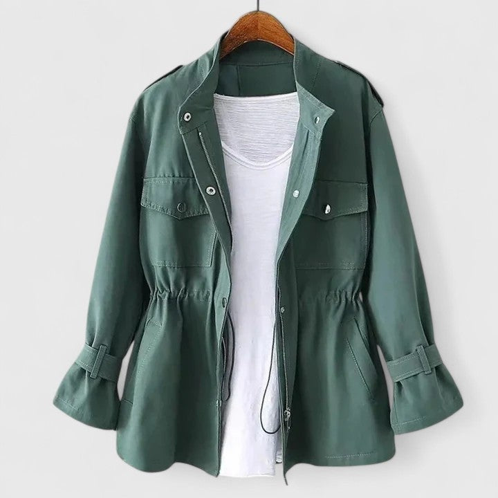 green-utility jacket