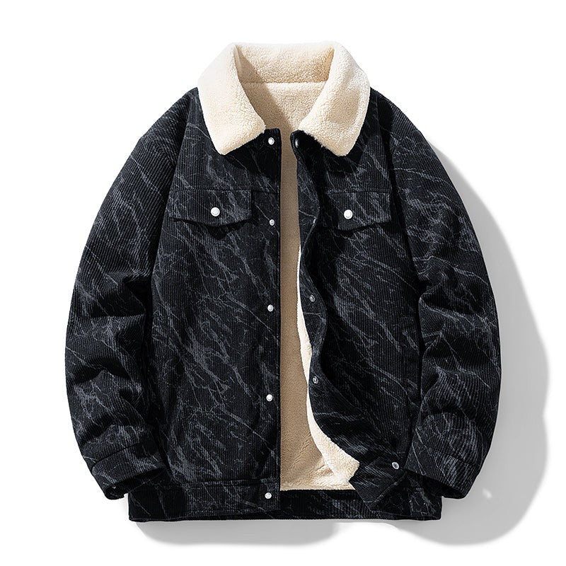 black-corduroy jacket