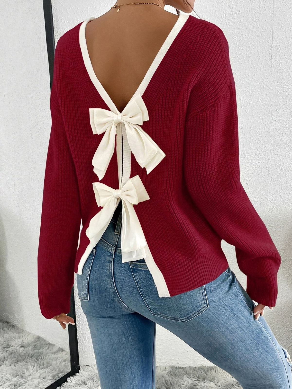 burgundy-sweater