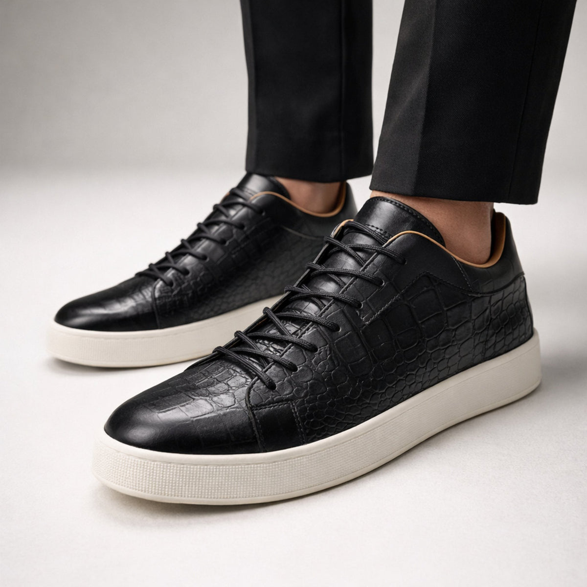 black-casual shoes