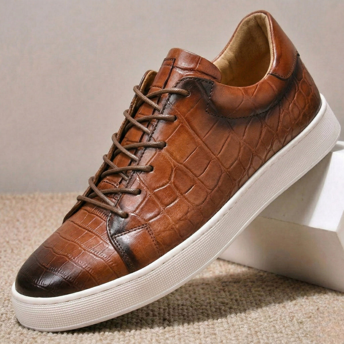 light brown-casual shoes