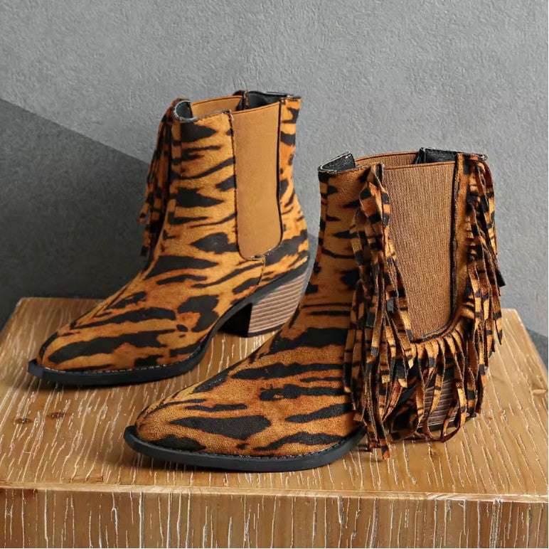 brown-ankle boots
