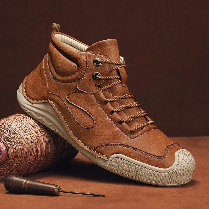 light brown-ankle boots
