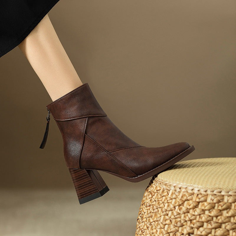 brown-ankle boots