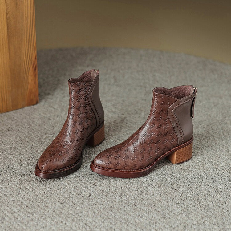 brown-ankle boots