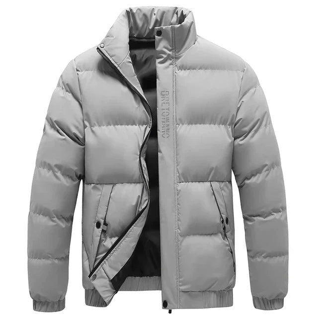 gray-puffer jacket