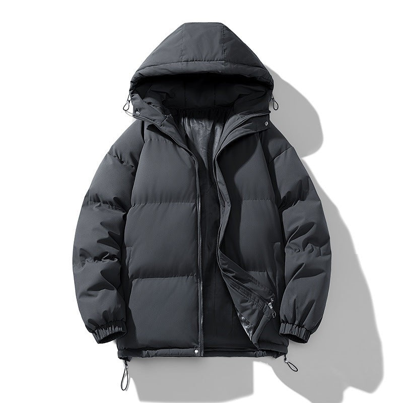 dark gray-puffer jacket