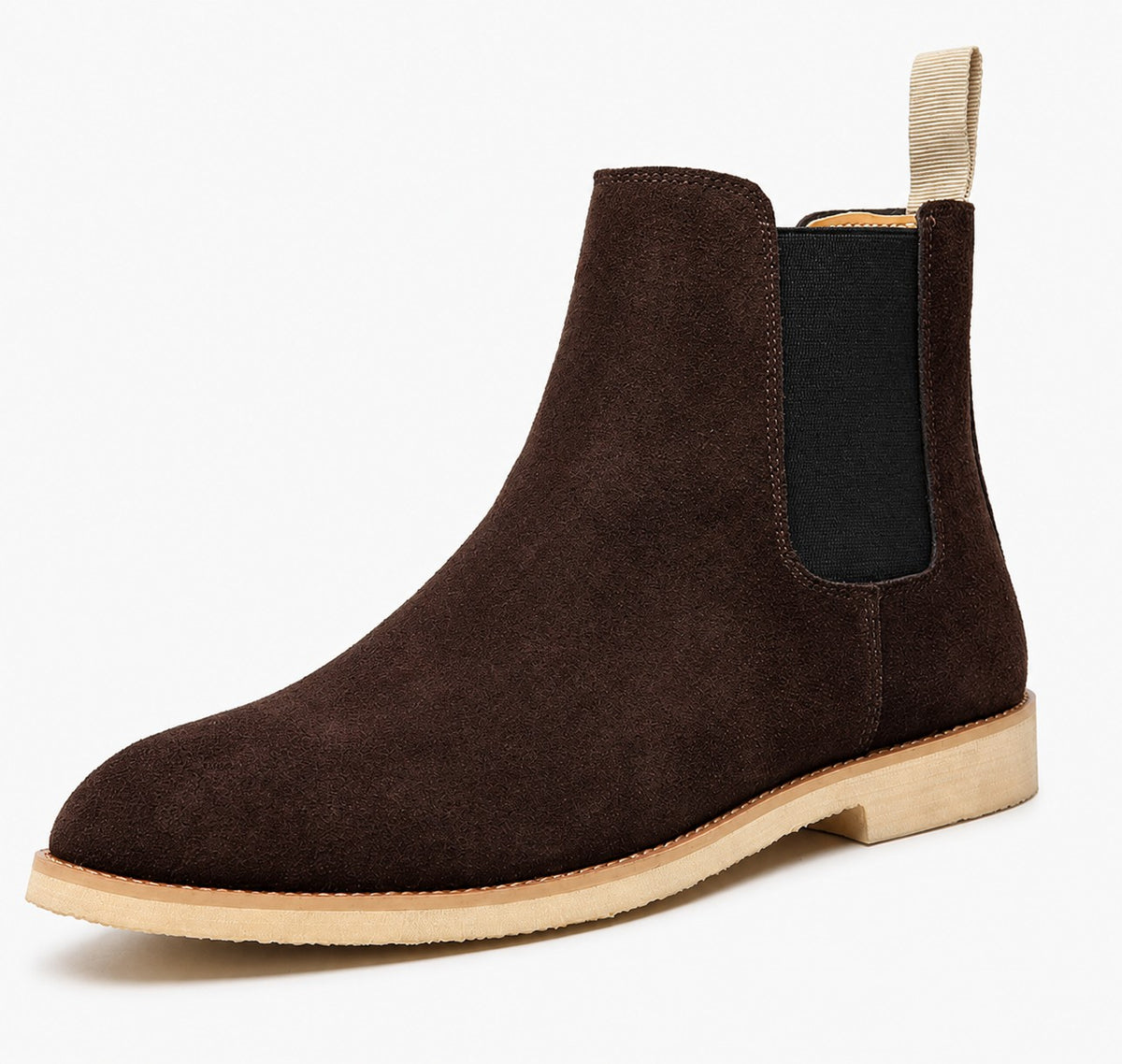 dark brown-chelsea boots